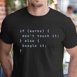 Als werken elkaar niet raken, humor van programmeurs, shirt Linux Engineer, shirt grappig nerd