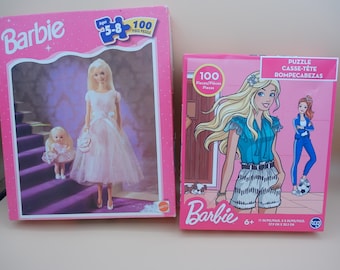 Vintage Barbie and Kelly 100-Piece Puzzles (1996) – Two Complete Mattel Jigsaws