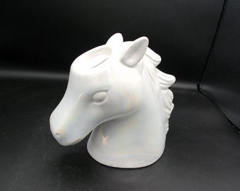 馬の形の貯金箱 白 美しくユニークな馬の形をした貯金箱。 - Etsy 日本