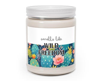 Vela aromática floral Wild Freedom / Frasco de soja de 255 g