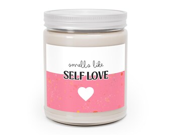 Vela aromática floral "Amor Propio" / Frasco de soja de 255 g