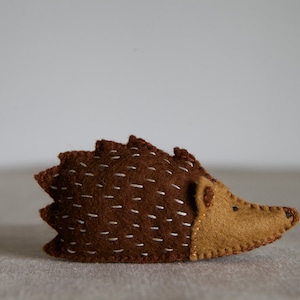 PDF Sewing PATTERN - Hazel Hedgehog Sewing Pattern – DIY embroidery sewing pattern for hedgehog softie – Hedgehog soft toy tutorial