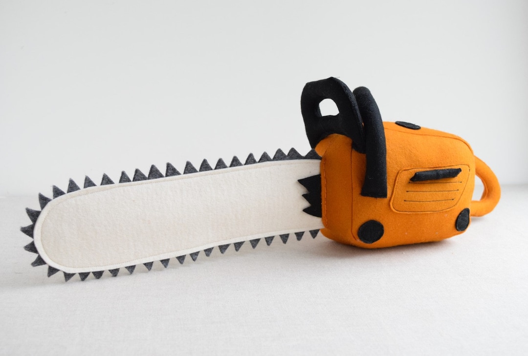 PDF Sewing PATTERN - Chainsaw Felt Soft Toy Tutorial - DIY Plush Toy ...