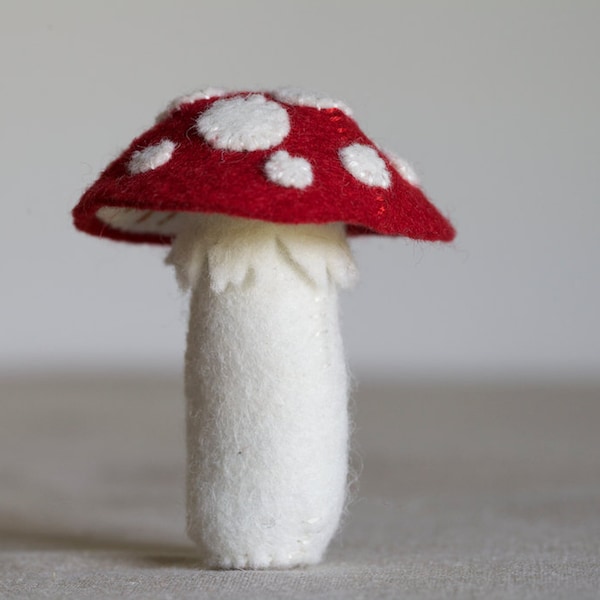 PDF Sewing PATTERN - Toadstool Sewing Pattern – DIY embroidery sewing pattern for mushroom softie – Toadstool soft toy tutorial