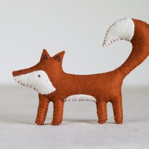PDF Sewing PATTERN - Freya Fox Sewing Pattern – DIY embroidery sewing pattern for fox softie – Fox soft toy tutorial