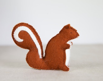 PDF Sewing PATTERN - Sylvester Squirrel Sewing Pattern – DIY embroidery sewing pattern for squirrel softie – Squirrel soft toy tutorial