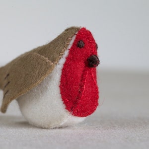 Patron de couture PDF - Patron de couture Regan the Robin - Patron de couture broderie DIY pour oiseau softie - Tutoriel peluche Robin