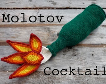 PDF Stickmönster - Molotovcocktail Stickmönster PDF