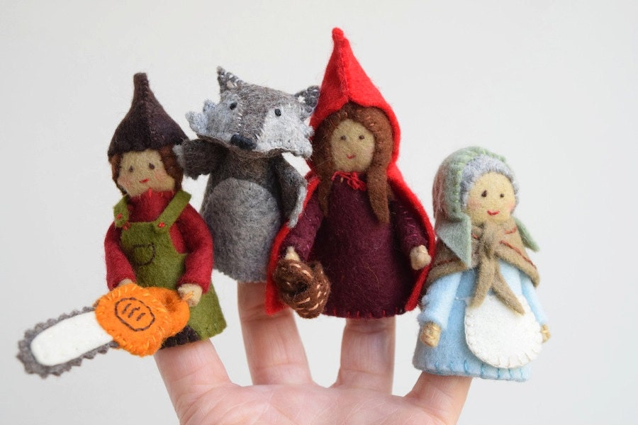 Red Riding Hood Pattern PDF Sewing PATTERN - Red Riding Hood Sewing Pattern Playset: Red ...