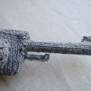 PDF Knitting PATTERN Knitted Revolver PDF Pattern Knitting pattern for a gun image 5