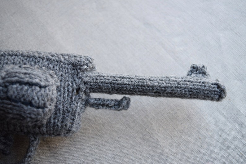 PDF Knitting PATTERN Knitted Revolver PDF Pattern Knitting pattern for a gun image 5