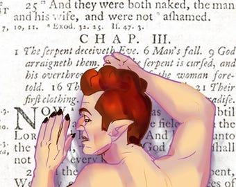 Crowley Pin-Up Bookmark