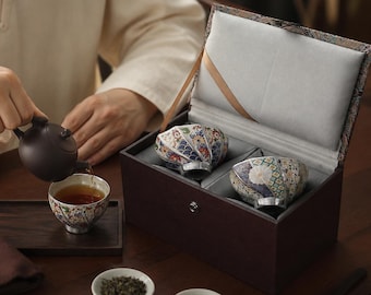 Japanisches Silber-Teetassen-Set, handgefertigte Keramik-Sake-Schalen, Luxus-Kung-Fu-Tee-Geschenkset, handwerkliche Keramiksammlung, einzigartiges Trinkgeschirr