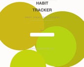 Habit Tracker Printable PDF |66 Day Challenge Monthly Habit Log Daily Routine Tracker Self Improvement Habit Planner Design Instant Download