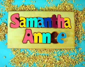 Double Name Puzzle Board