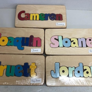 Personalized Wooden Puzzle Step Stool image 6