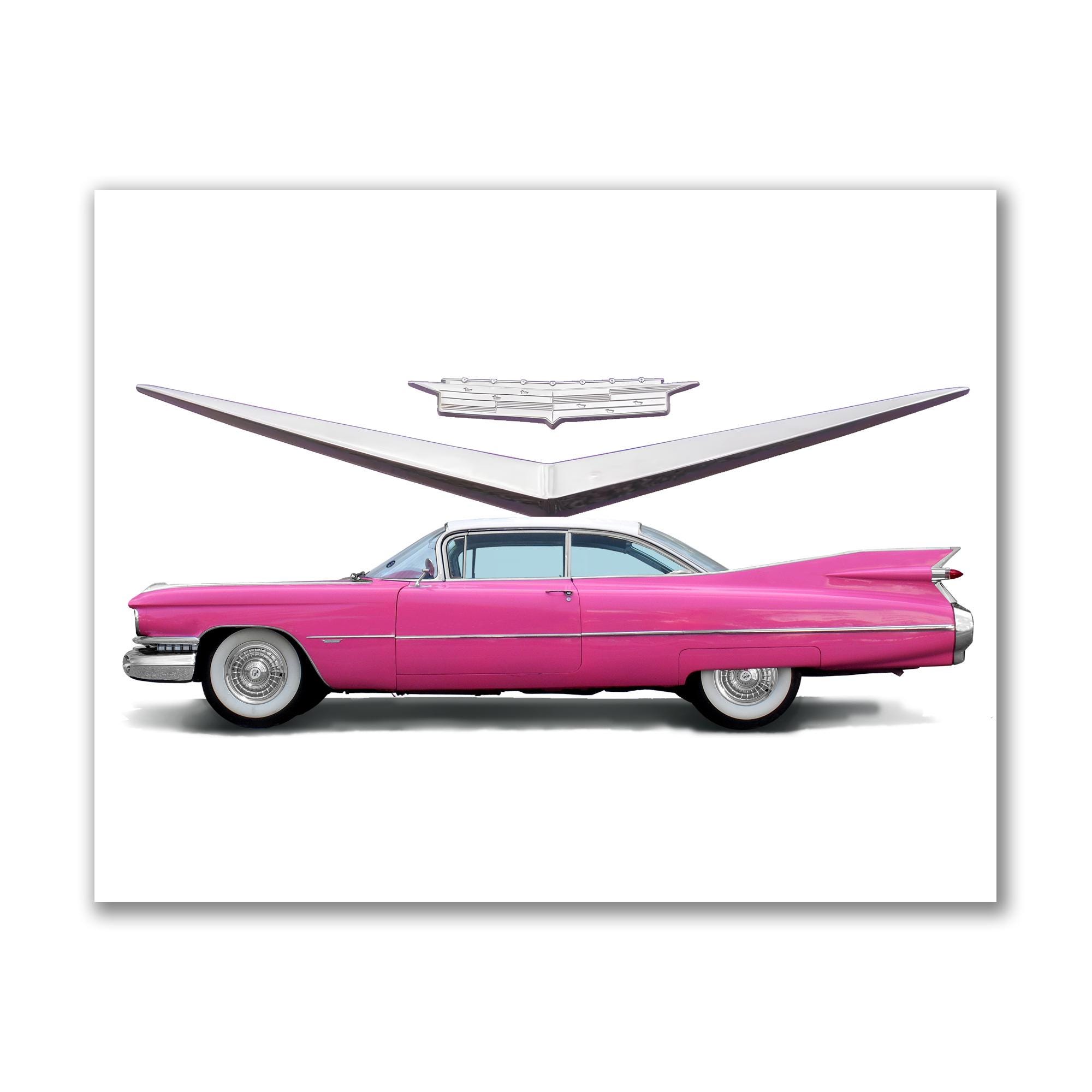 1959 Pink Cadillac - Etsy
