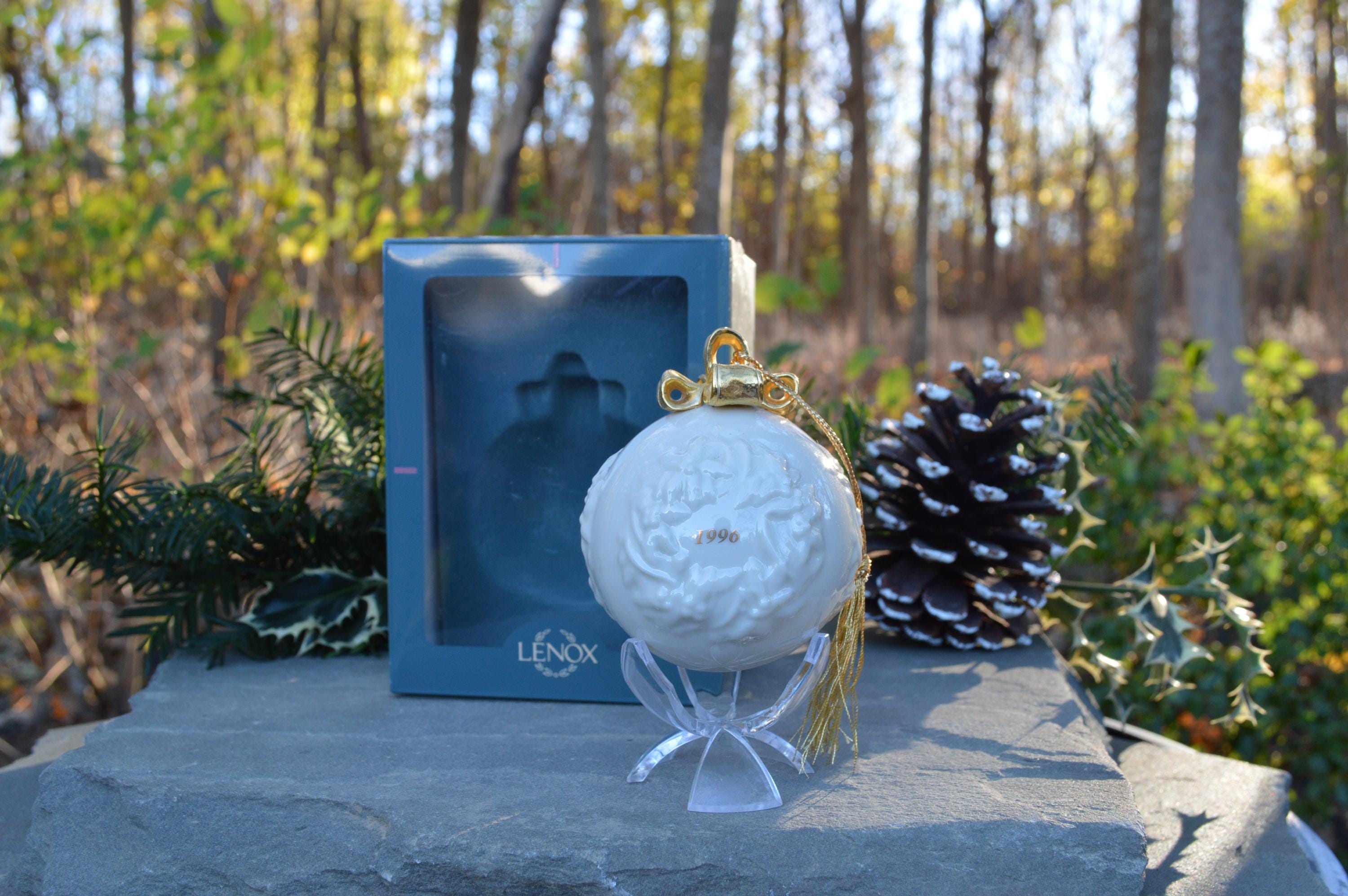 1996 Lenox Christmas Ornament - Etsy