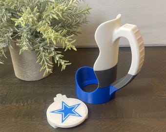 Dallas Cowboys 12 oz Can Holder with Lid | Football Fan Gift | Tailgate Drink Holder