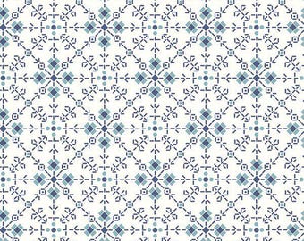 3 Yards Package Wide Back~ Bee Plaids Homemade Denim~Lori Holt