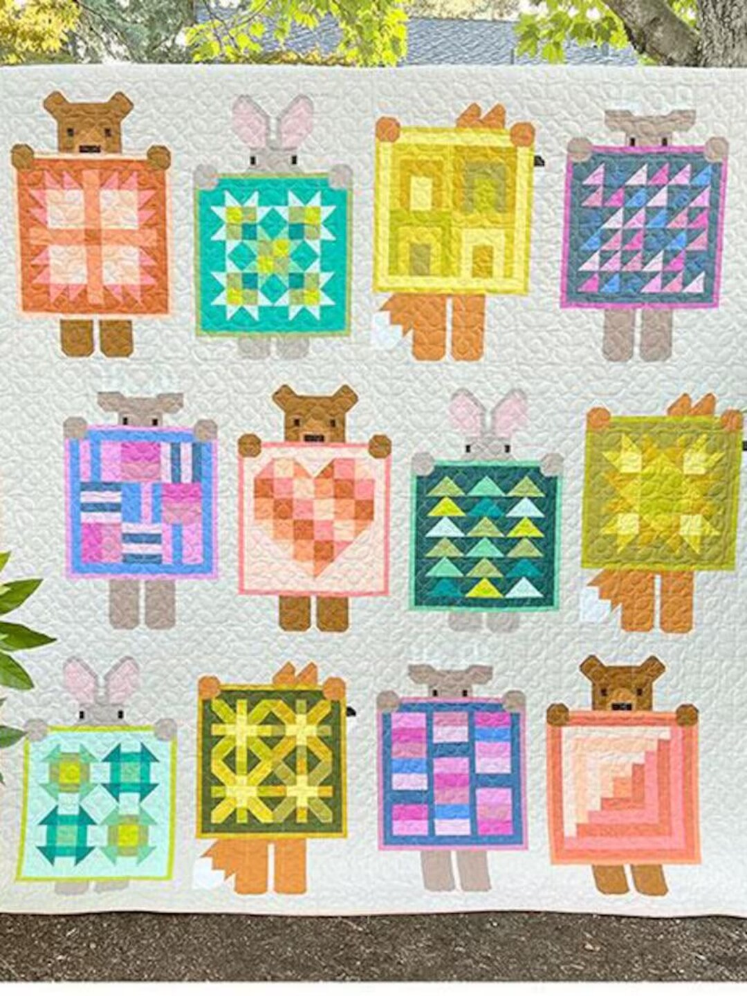 Show and Tell Quilt PATTERN Printed Pattern Only - by Elizabeth Hartman ...