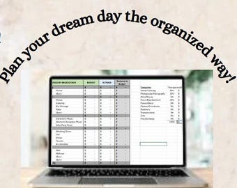 Ultimate Wedding Planner Spreadsheet | Budget Tracker, Guest List & RSVP Manager, Vendor Organizer, All-in-One Checklist