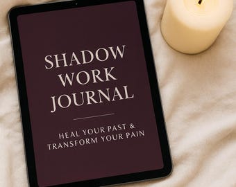Shadow Work Journal Printable | Healing Heartbreak Workbook | Dark Feminine Prompts | Self Discovery PDF