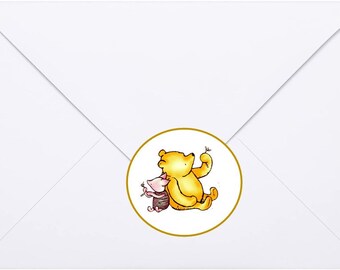 Classic Winnie the Pooh 8 Thank You Notes Baby Shower, Baby