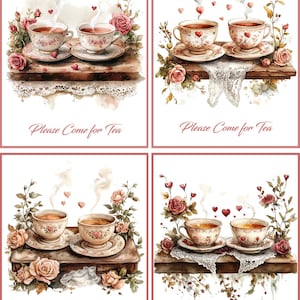 Victorian Tea Party Invitation - Etsy