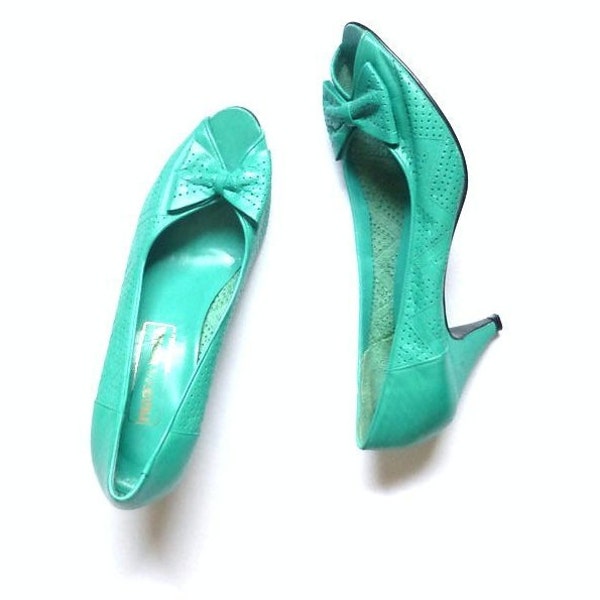 Turquoise Shoes - Etsy