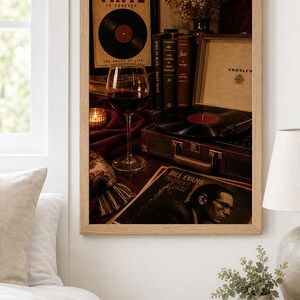 Vinylplaat Wanddecoratie, Vintage Muziek Kamer Decor, Retro Cadeau voor Muziekliefhebbers afbeelding 2