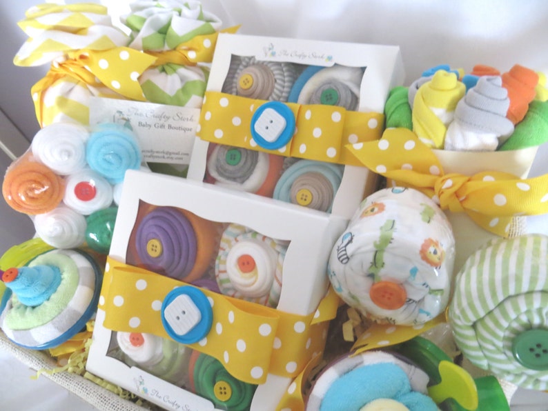 Deluxe 50 Piece Baby Gift Basket Gender Neutral Etsy