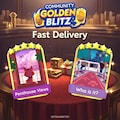 Golden Blitz Event! Penthouse Views & Who is it Monopoly_GO Gold Sticker. product logo