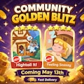 Golden Blitz Event! Hightail It! & Feeling Snoozy Forest Monopoly_GO Gold Sticker. product logo
