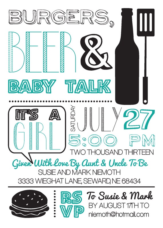 Items similar to Baby Shower Invitation Digital File on Etsy