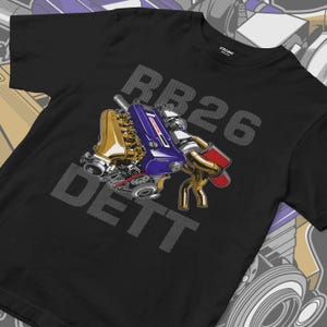 RB26DETT Engine Shirt | JDM Turbo Skyline Graphic Tee
