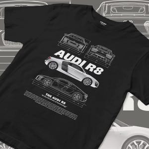 V10 Supercar Blueprint Shirt | Supercar Illustration Streetwear