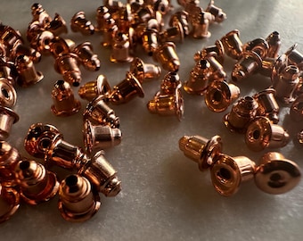 Copper Bullet Earring Backs