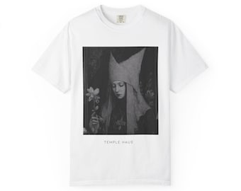Camiseta con retrato de santo medieval / Lámina de arte gótico