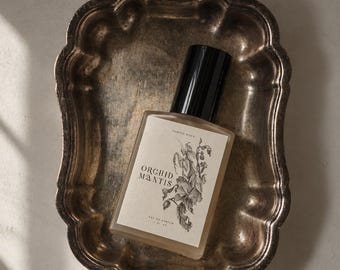 Orchid Mantis Eau de Parfum — Handmade Resinous Green Floral Perfume, 1 fl oz