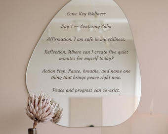 Carte di affermazione quotidiane per le donne – Mazzo di carte per la consapevolezza e l'amore per se stessi di 30 giorni