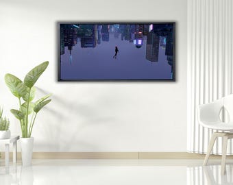 Spider-Man Into the Spider-Verse Canvas Print, Kids Room Decor