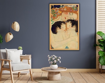 Mother and Child by Gustav Klimt Fine Art Print
