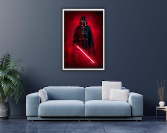ダース・ベイダー キャンバスアート、スター・ウォーズ ブラック