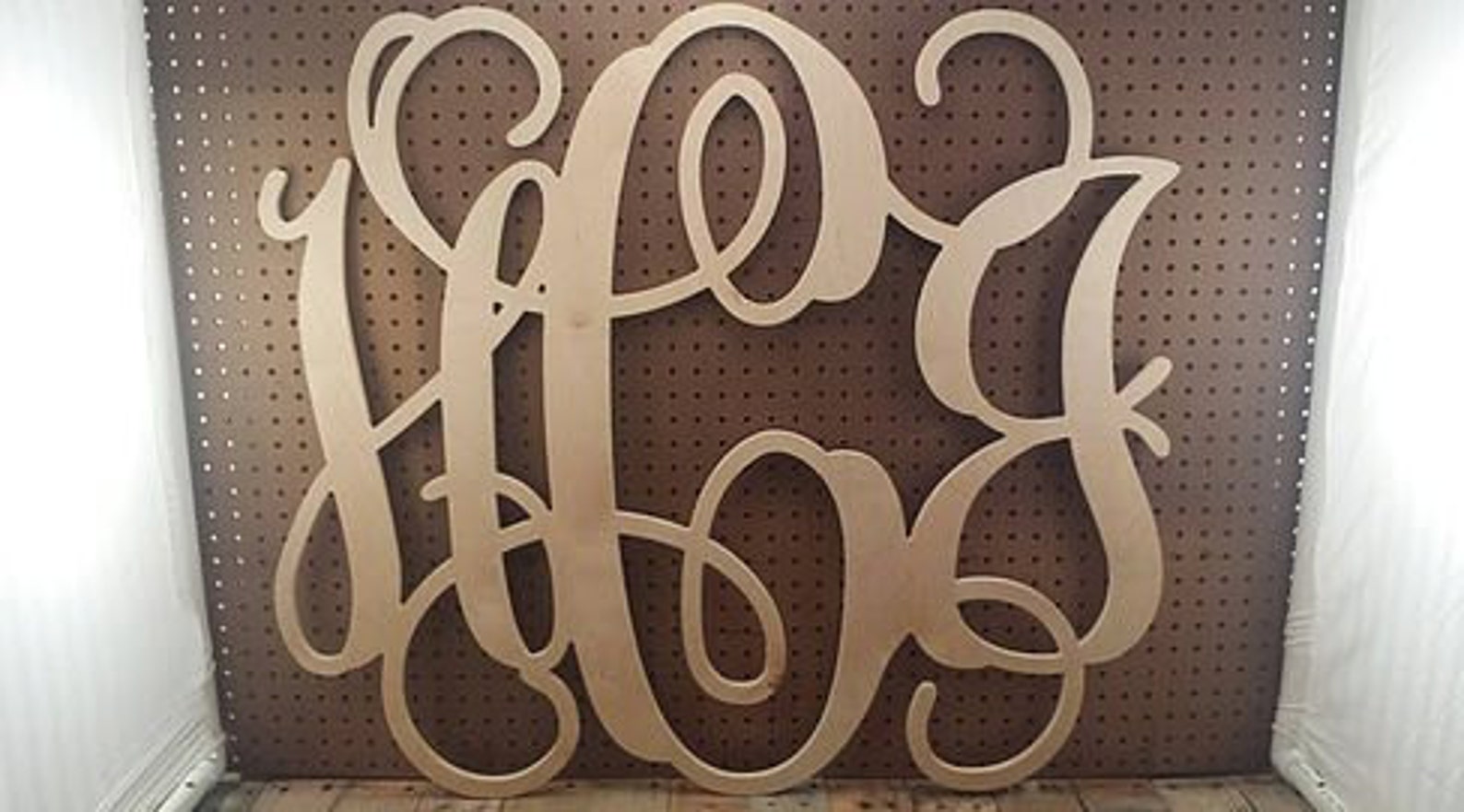 Wooden Monogram Monogram Wall Hanging Wedding Monogram Etsy
