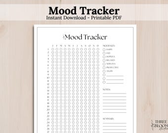 Women's Mood & Symptom Tracker Printable