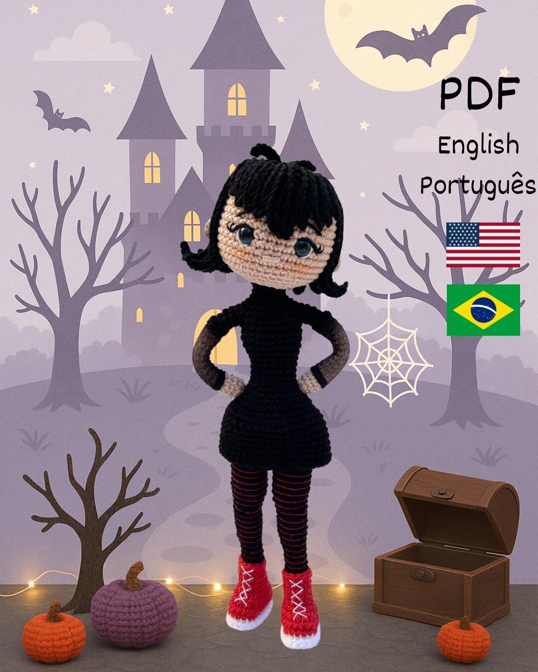 Simple Vamp Patterns Vamp Girl – Amigurumi Pattern PDF | Amigurumi Pattern in PDF (english ...