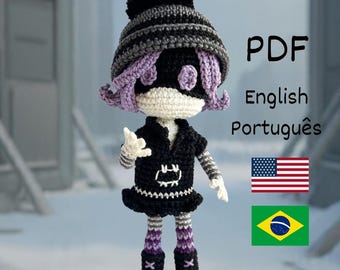 Droni assassini Uzi | Schema Amigurumi all'uncinetto PDF | Inglese e portoghese (ricetta Amigurumi)