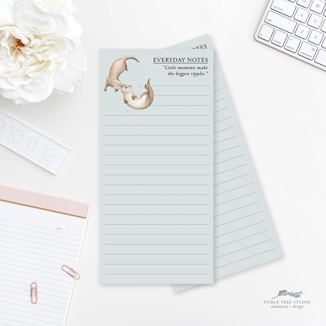 Friendship Theme Notepad – Daily Notes Pad (K089) - Etsy