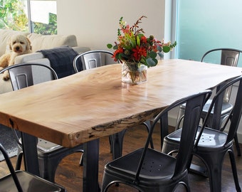 Your CUSTOM small/medium DINING TABLE - Natural - Modern - Charming